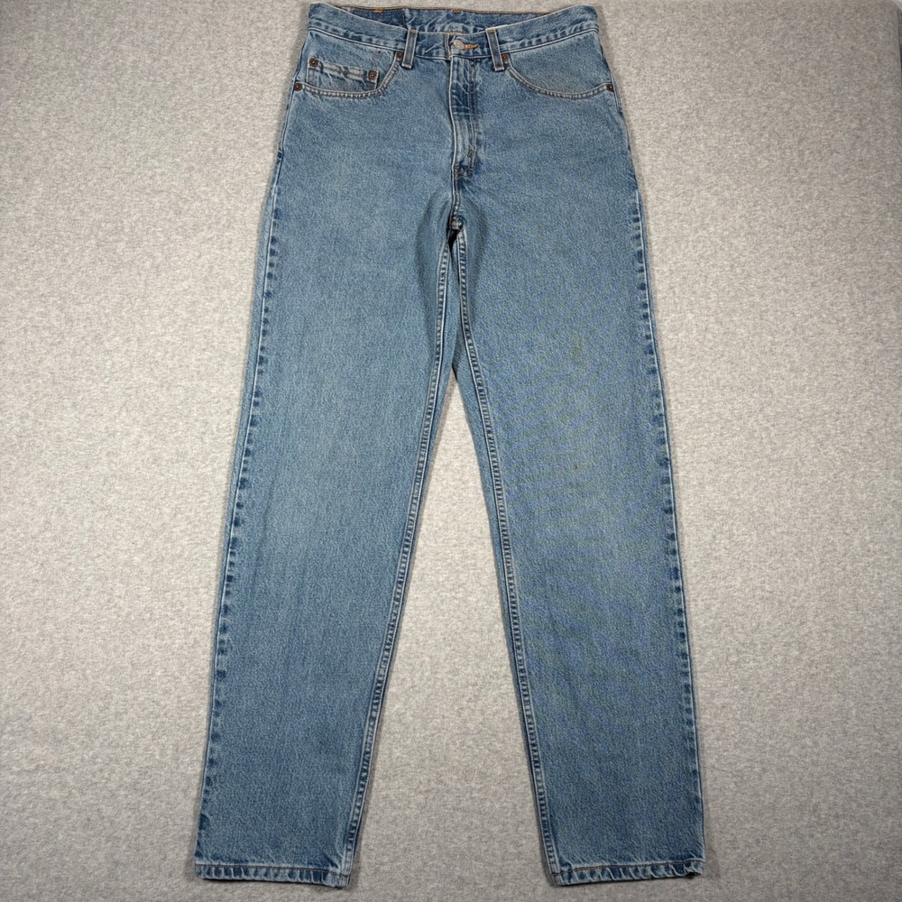 Vintage Levi's Relaxed Straight Leg Jeans Mens 32x34 (Fits 30x33) Blue Denim